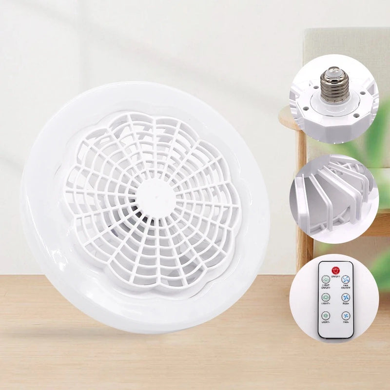 Ventilador de Teto com Luzes de LED Integradas de 36w