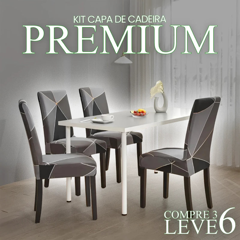 Kit Capa de Cadeira Premium ComfortChair