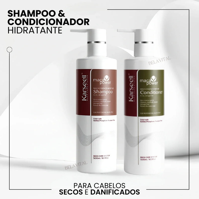 Kit Shampoo e Condicionador Alemão Karseell