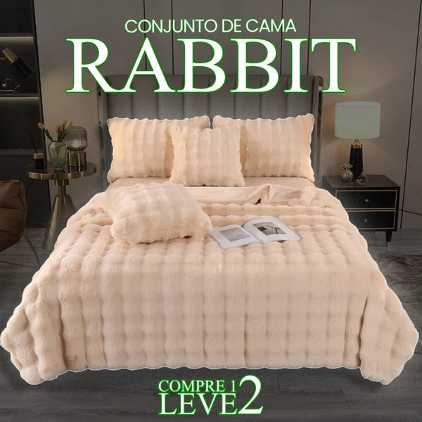 Conjunto de Cama Forrada em Lã RabbitSleep