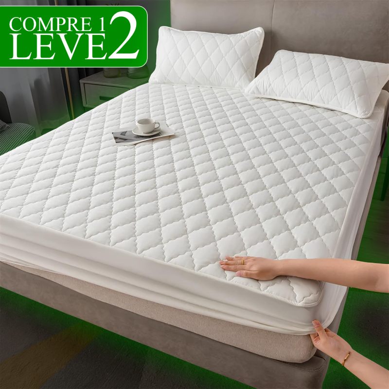 Kit de Roupa de Cama Texturizada Conjunto Comfort Sleep Compre 1 Leve 2