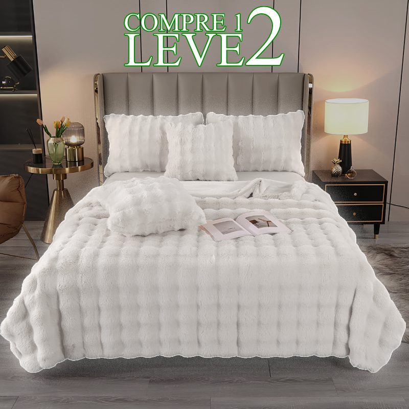 Conjunto de Cama Forrada em Lã RabbitSleep