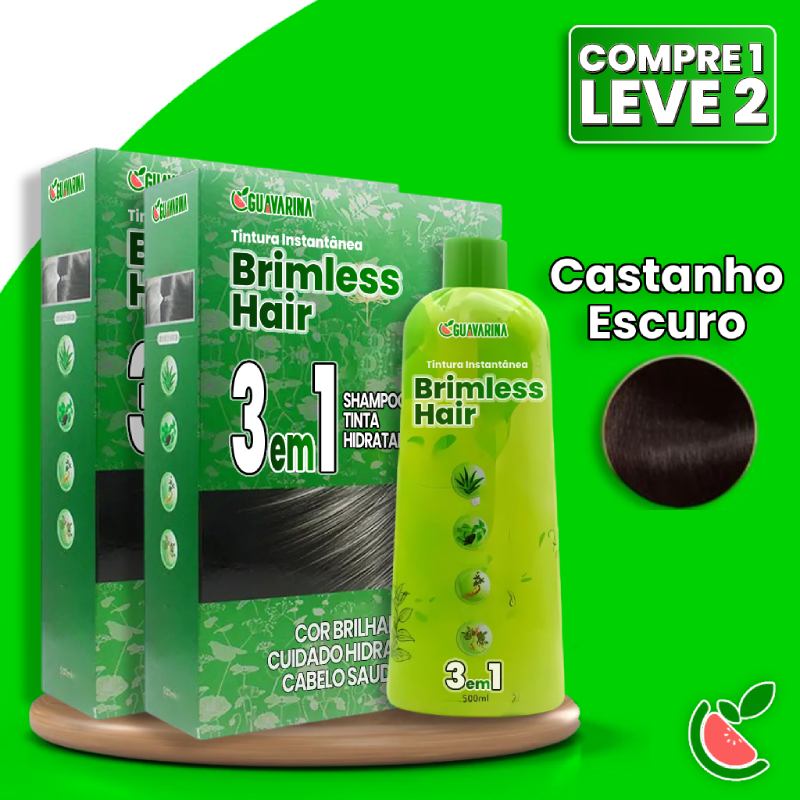 Shampoo Tonalizante Brimless Natural 3 em 1