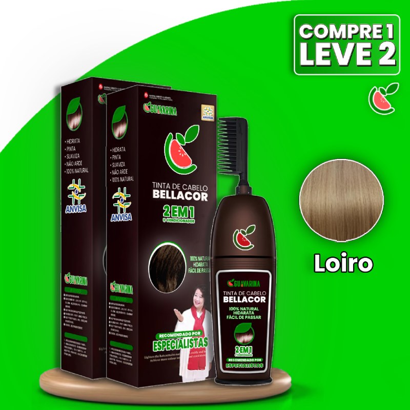 Tinta de Cabelo Natural BellaCor