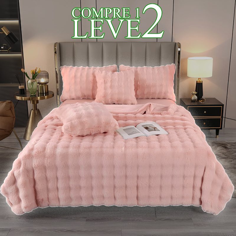 Conjunto de Cama Forrada em Lã RabbitSleep