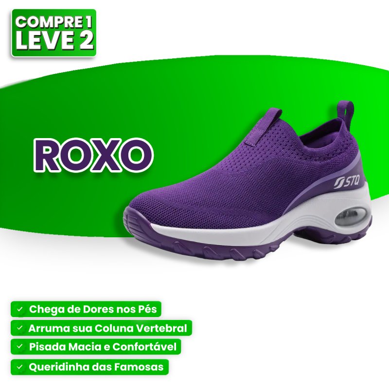 Tênis Feminino Ortopédico ComfortFlex Anti-Impacto e Super Macio