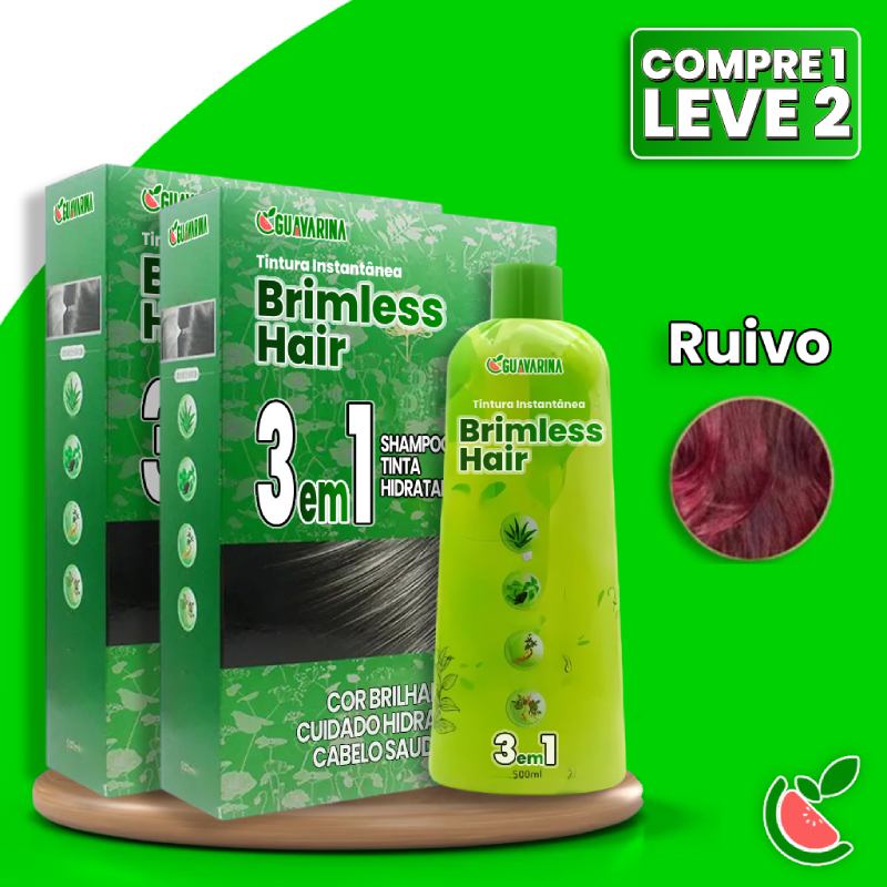 Shampoo Tonalizante Brimless Natural 3 em 1