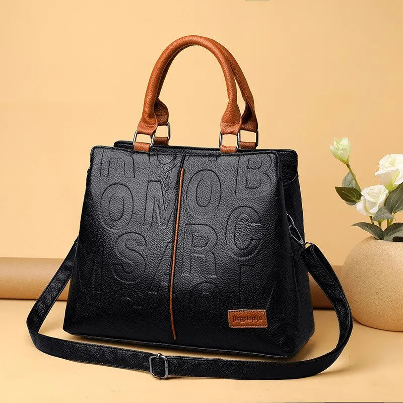 Bolsa Feminina de Couro Legítimo Fashionista