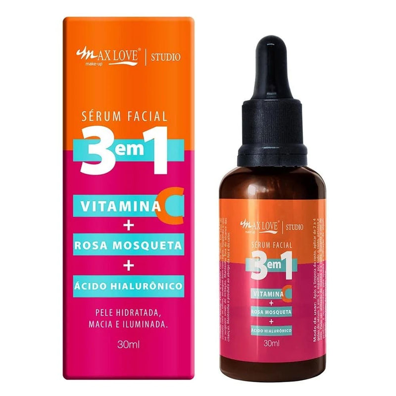 Sérum de Vitamina C, Rosa Mosqueta e Ácido Hialurônico